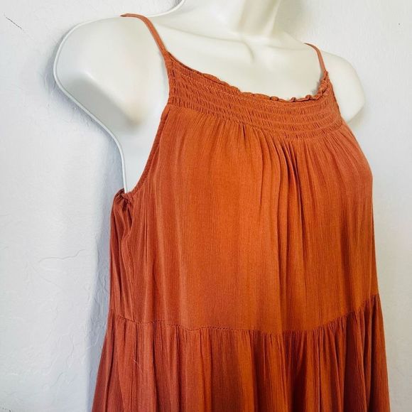 COPY - Z Supply Resort Breezy Crinkle swing dress; lined, adjustable spaghetti … - Picture 10 of 13